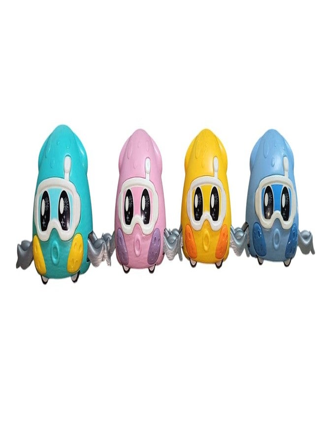 SolSha Interactive Crawling Octopus Baby Toy - Push & Pull Go Moving Toy for Infants & Toddlers - Fun Tummy Time Activity & Early Development Gift (1Pcs, Blue) - Image 3